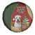 Merry Pitmas Spare Tire Cover Santa Baby Slip A Pittie Under The Tree For Me - Wonder Print Shop