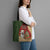 Merry Pitmas Tote Bag Santa Baby Slip A Pittie Under The Tree For Me - Wonder Print Shop