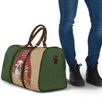 Merry Pitmas Travel Bag Santa Baby Slip A Pittie Under The Tree For Me - Wonder Print Shop