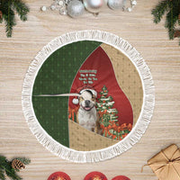 Merry Pitmas Tree Skirt Santa Baby Slip A Pittie Under The Tree For Me - Wonder Print Shop