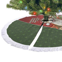 Merry Pitmas Tree Skirt Santa Baby Slip A Pittie Under The Tree For Me - Wonder Print Shop