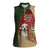Merry Pitmas Women Sleeveless Polo Shirt Santa Baby Slip A Pittie Under The Tree For Me - Wonder Print Shop