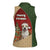 Merry Pitmas Women Sleeveless Polo Shirt Santa Baby Slip A Pittie Under The Tree For Me - Wonder Print Shop