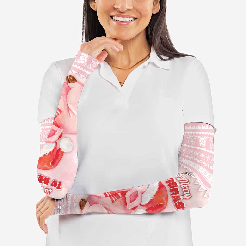 Merry Pigmas Arm Sleeves Is It Too Late To Be Nice - Wonder Print Shop