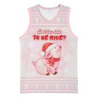 Merry Pigmas Basketball Jersey Is It Too Late To Be Nice - Wonder Print Shop