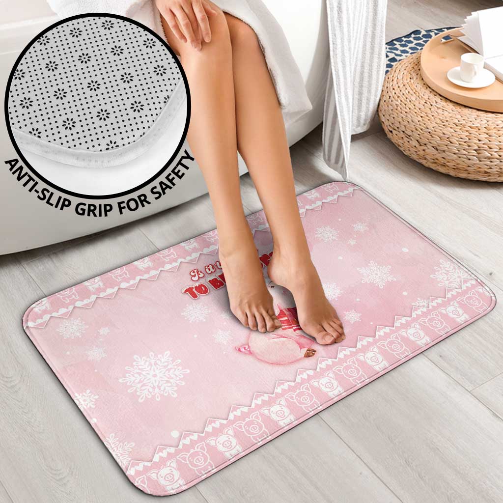 Merry Pigmas Bathroom Set Is It Too Late To Be Nice - Wonder Print Shop