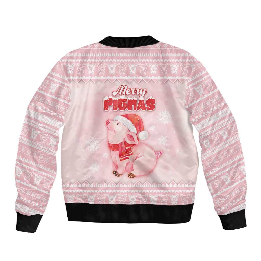Merry Pigmas Bomber Jacket Is It Too Late To Be Nice - Wonder Print Shop