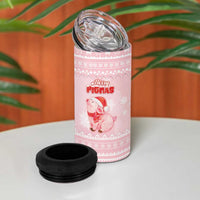 Merry Pigmas 4 in 1 Can Cooler Tumbler Is It Too Late To Be Nice - Wonder Print Shop