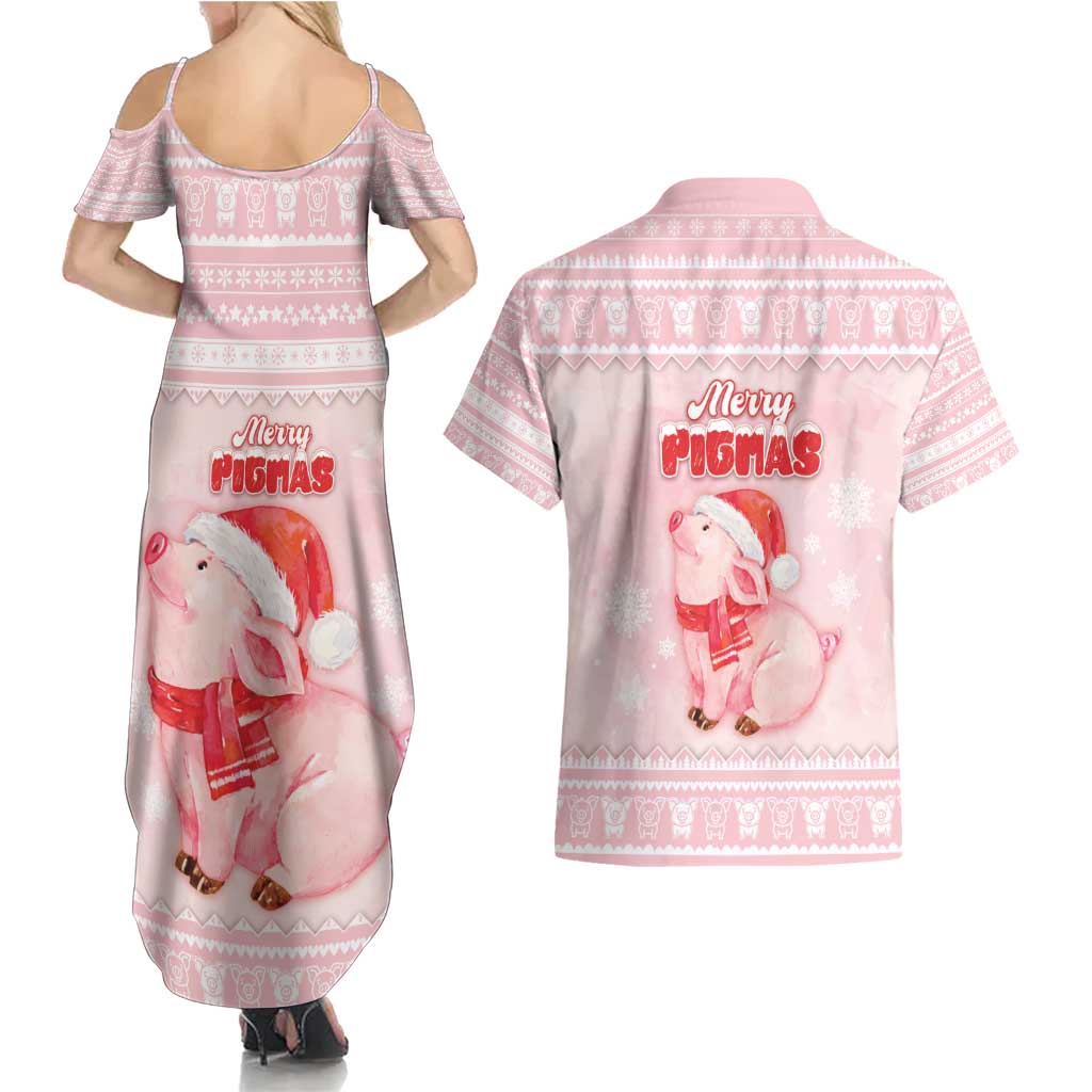 Merry Pigmas Couples Matching Summer Maxi Dress and Hawaiian Shirt Is It Too Late To Be Nice - Wonder Print Shop