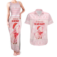 Merry Pigmas Couples Matching Tank Maxi Dress and Hawaiian Shirt Is It Too Late To Be Nice - Wonder Print Shop