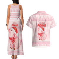 Merry Pigmas Couples Matching Tank Maxi Dress and Hawaiian Shirt Is It Too Late To Be Nice - Wonder Print Shop