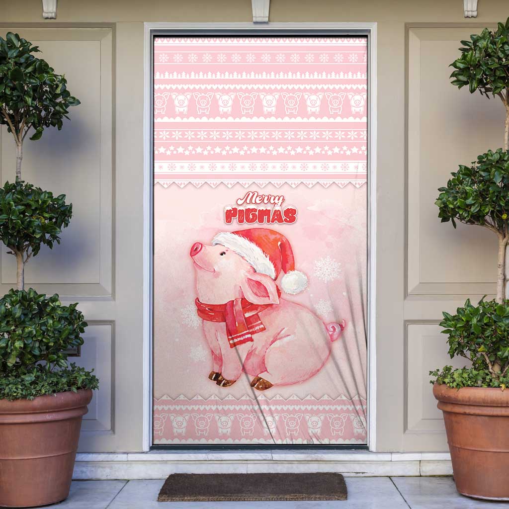 Merry Pigmas Door Cover Is It Too Late To Be Nice - Wonder Print Shop