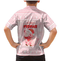 Merry Pigmas Family Matching Mermaid Dress and Hawaiian Shirt Is It Too Late To Be Nice - Wonder Print Shop