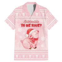 Merry Pigmas Family Matching Mermaid Dress and Hawaiian Shirt Is It Too Late To Be Nice - Wonder Print Shop