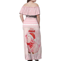 Merry Pigmas Family Matching Off Shoulder Maxi Dress and Hawaiian Shirt Is It Too Late To Be Nice - Wonder Print Shop