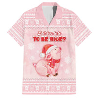 Merry Pigmas Family Matching Off Shoulder Short Dress and Hawaiian Shirt Is It Too Late To Be Nice - Wonder Print Shop