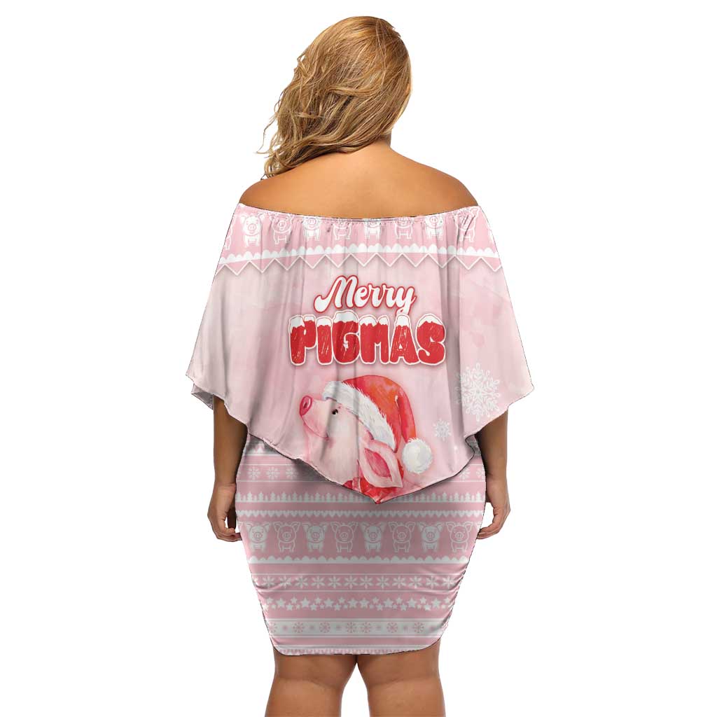 Merry Pigmas Family Matching Off Shoulder Short Dress and Hawaiian Shirt Is It Too Late To Be Nice - Wonder Print Shop