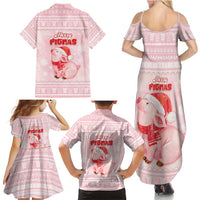 Merry Pigmas Family Matching Summer Maxi Dress and Hawaiian Shirt Is It Too Late To Be Nice - Wonder Print Shop