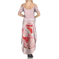 Merry Pigmas Family Matching Summer Maxi Dress and Hawaiian Shirt Is It Too Late To Be Nice - Wonder Print Shop