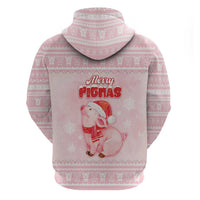 Merry Pigmas Hoodie Is It Too Late To Be Nice - Wonder Print Shop