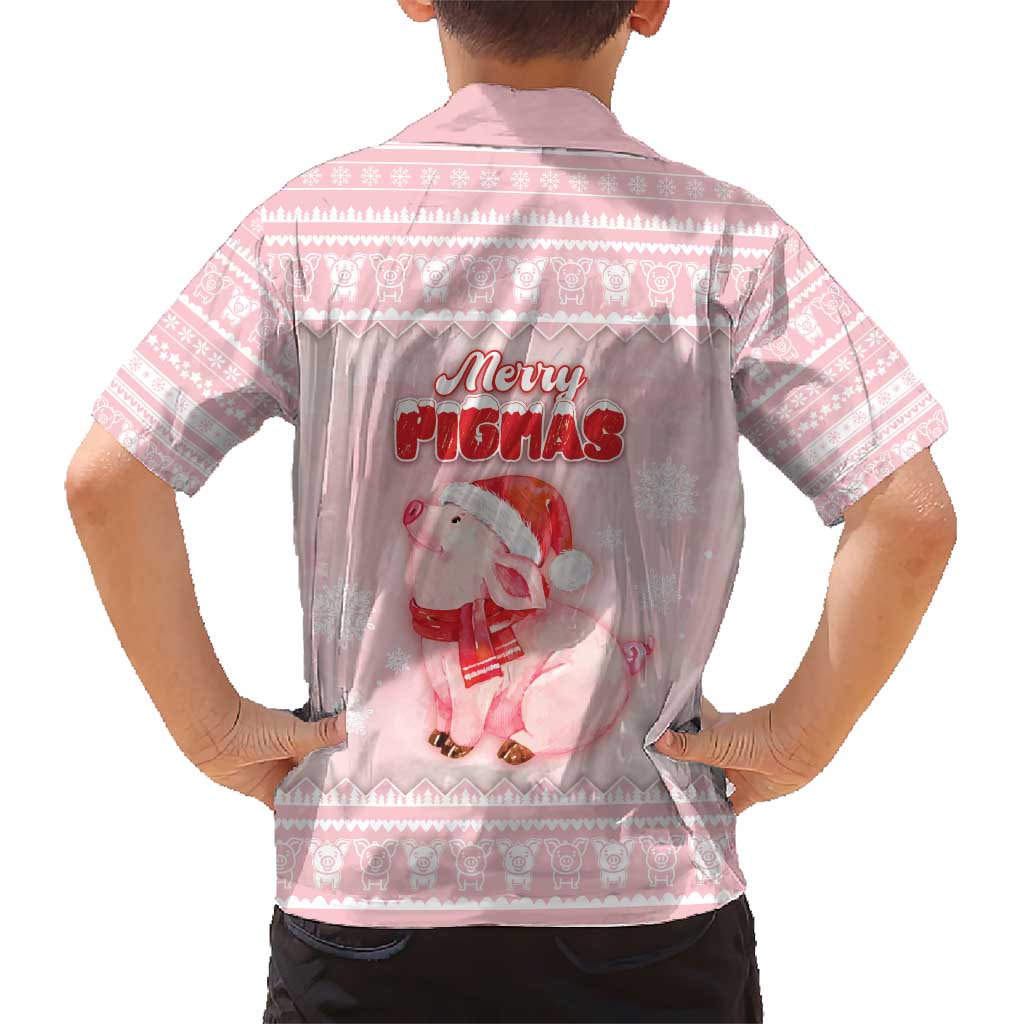 Merry Pigmas Kid Hawaiian Shirt Is It Too Late To Be Nice - Wonder Print Shop