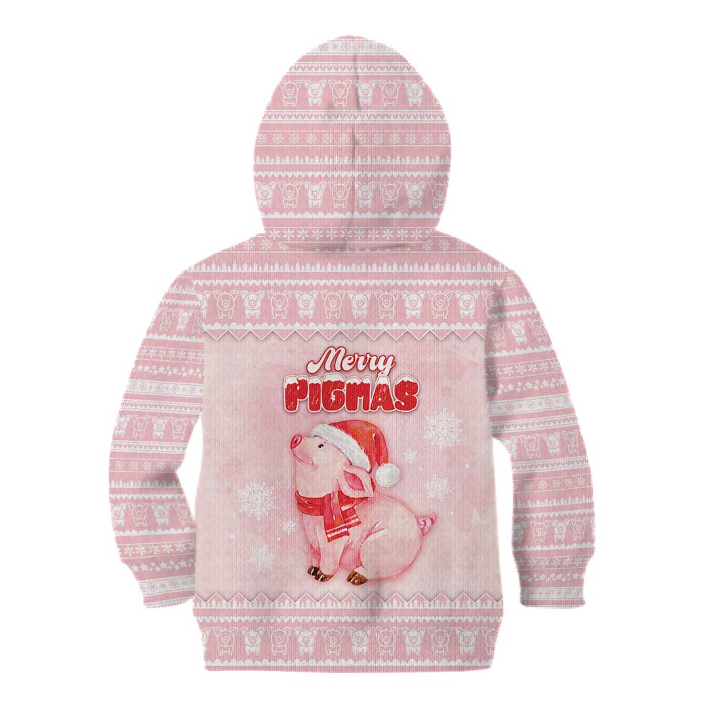 Merry Pigmas Kid Hoodie Is It Too Late To Be Nice - Wonder Print Shop