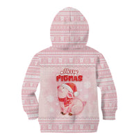 Merry Pigmas Kid Hoodie Is It Too Late To Be Nice - Wonder Print Shop