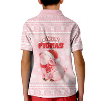 Merry Pigmas Kid Polo Shirt Is It Too Late To Be Nice - Wonder Print Shop