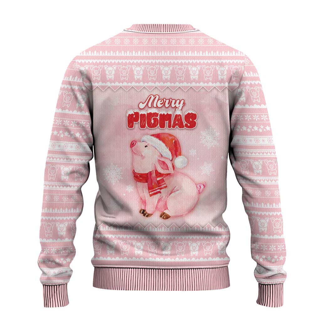 Merry Pigmas Ugly Christmas Sweater Is It Too Late To Be Nice - Wonder Print Shop