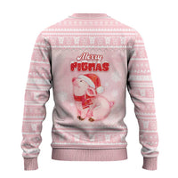 Merry Pigmas Ugly Christmas Sweater Is It Too Late To Be Nice - Wonder Print Shop