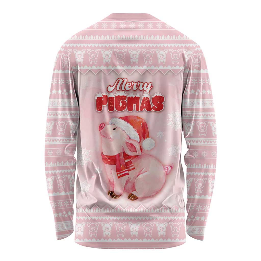 Merry Pigmas Long Sleeve Shirt Is It Too Late To Be Nice - Wonder Print Shop