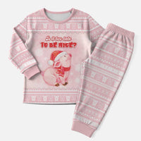 Merry Pigmas Christmas Pajama Set Is It Too Late To Be Nice - Wonder Print Shop