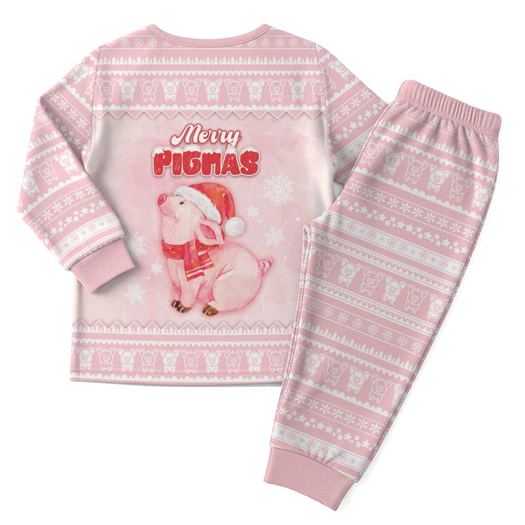 Merry Pigmas Christmas Pajama Set Is It Too Late To Be Nice - Wonder Print Shop