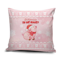 Merry Pigmas Pillow Cover Is It Too Late To Be Nice - Wonder Print Shop