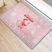 Merry Pigmas Rubber Doormat Is It Too Late To Be Nice - Wonder Print Shop