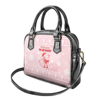 Merry Pigmas Shoulder Handbag Is It Too Late To Be Nice - Wonder Print Shop