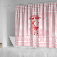 Merry Pigmas Shower Curtain Is It Too Late To Be Nice - Wonder Print Shop