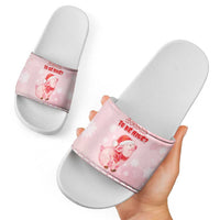 Merry Pigmas Slide Sandals Is It Too Late To Be Nice - Wonder Print Shop