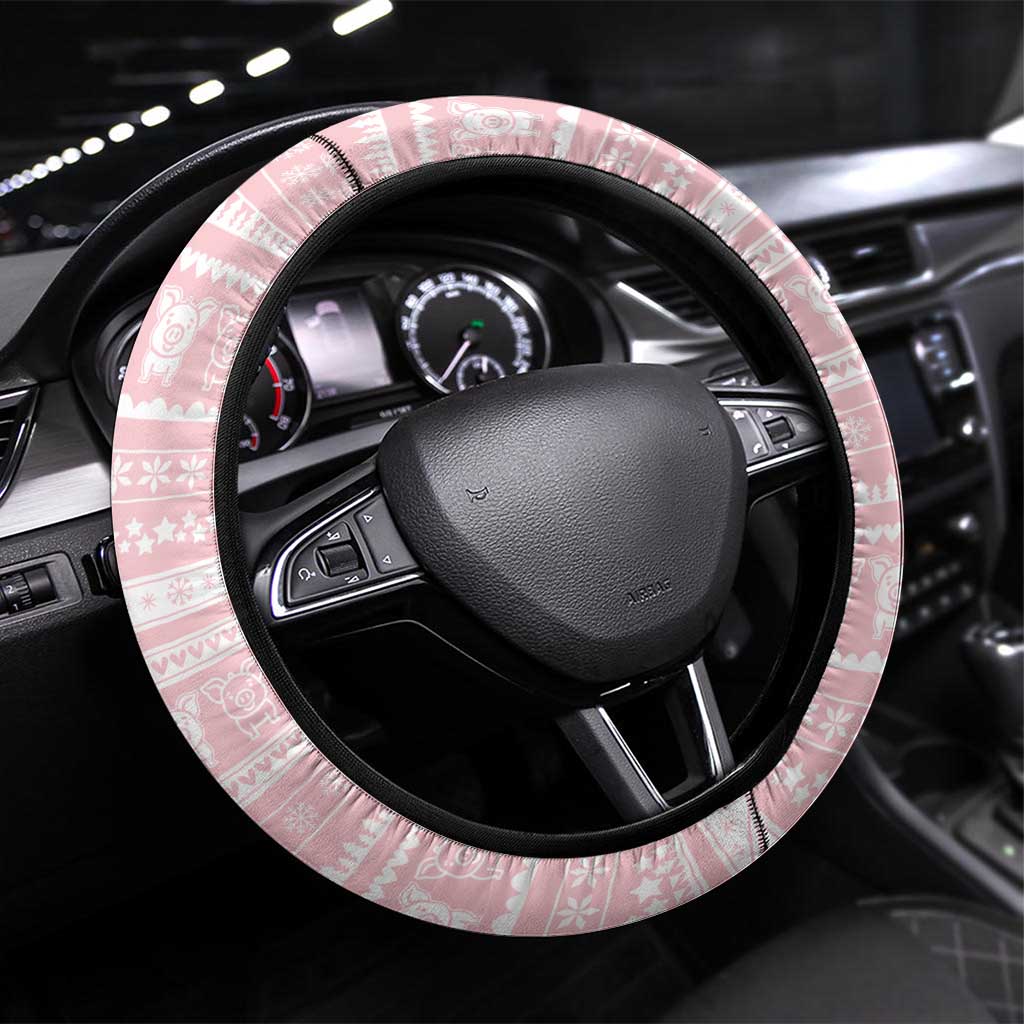 Merry Pigmas Steering Wheel Cover Is It Too Late To Be Nice - Wonder Print Shop