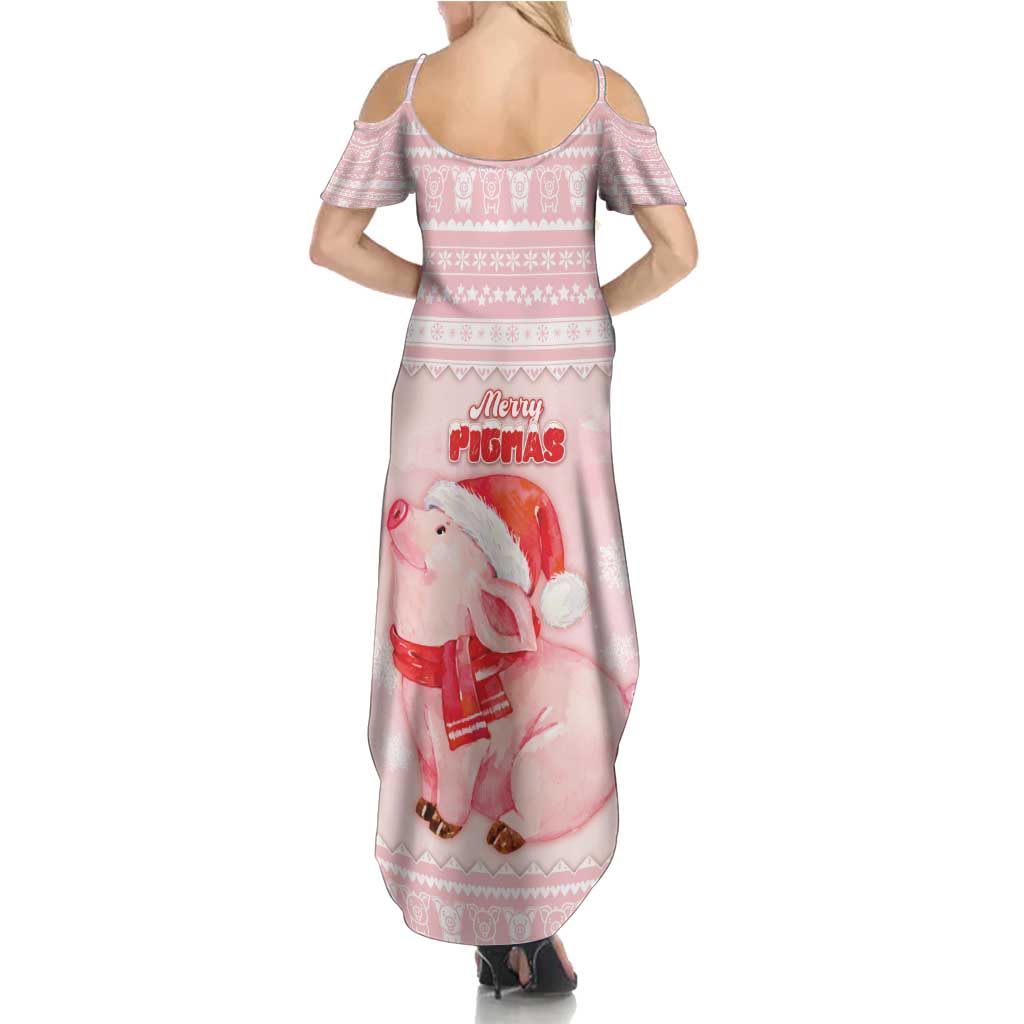 Merry Pigmas Summer Maxi Dress Is It Too Late To Be Nice - Wonder Print Shop