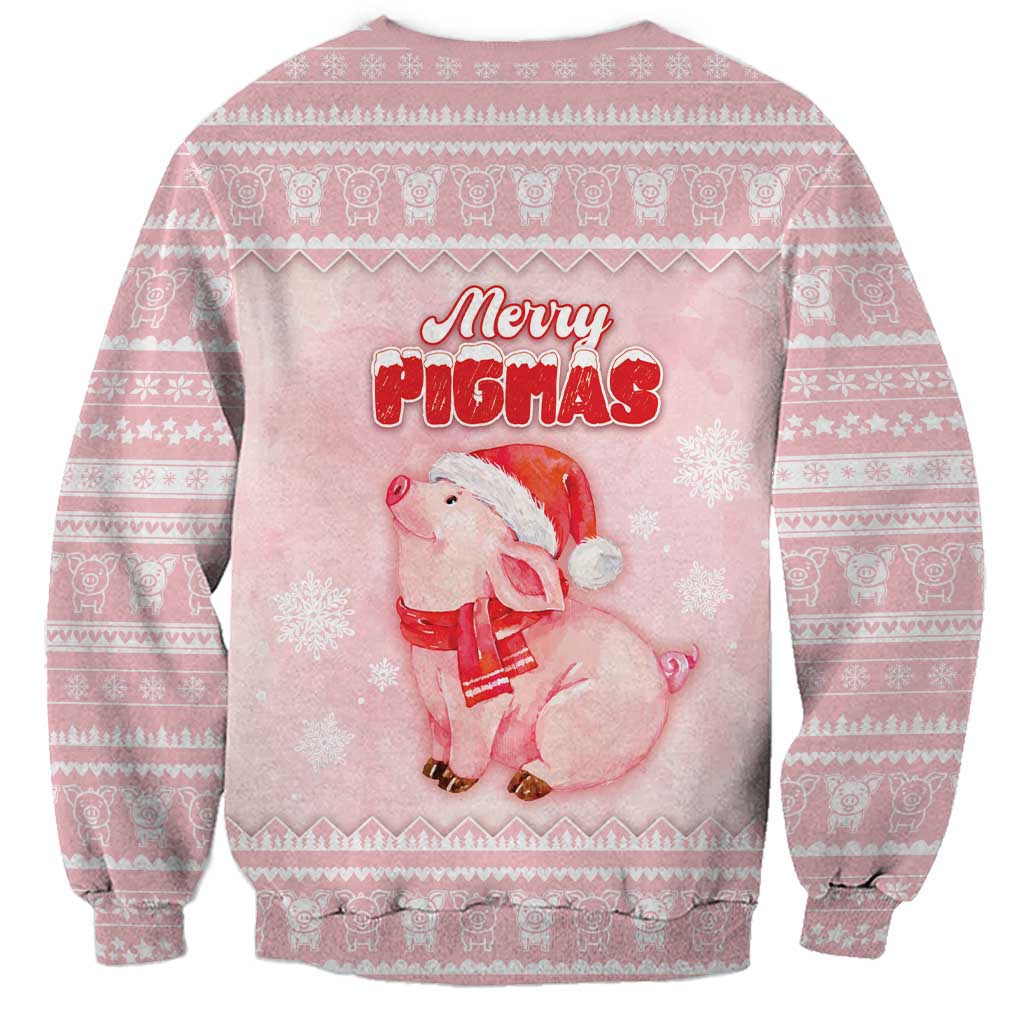 Merry Pigmas Sweatshirt Is It Too Late To Be Nice - Wonder Print Shop
