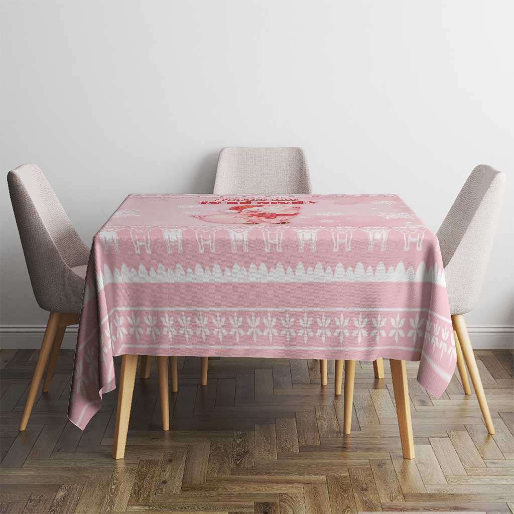 Merry Pigmas Tablecloth Is It Too Late To Be Nice - Wonder Print Shop