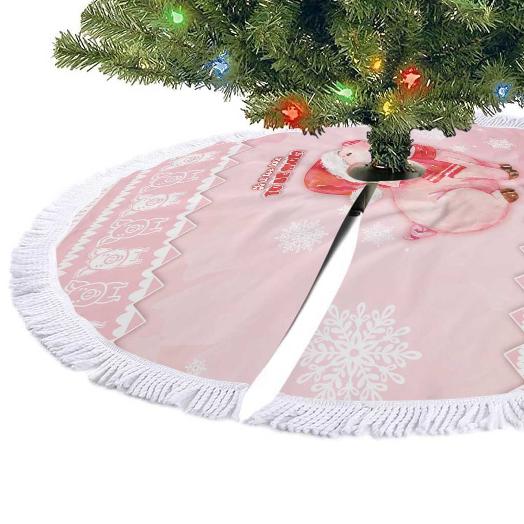 Merry Pigmas Tree Skirt Is It Too Late To Be Nice - Wonder Print Shop