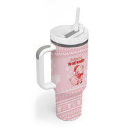 Merry Pigmas Tumbler With Handle Is It Too Late To Be Nice - Wonder Print Shop