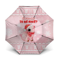 Merry Pigmas Umbrella Is It Too Late To Be Nice - Wonder Print Shop