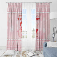 Merry Pigmas Window Curtain Is It Too Late To Be Nice - Wonder Print Shop