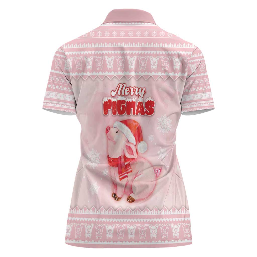 Merry Pigmas Women Polo Shirt Is It Too Late To Be Nice - Wonder Print Shop