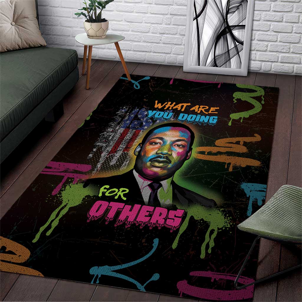 Martin Luther King Jr Day Area Rug What Are You Doing For Others - Wonder Print Shop