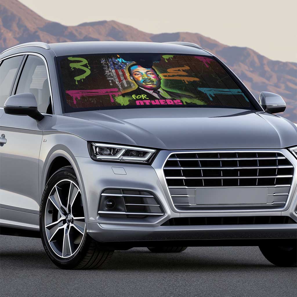 Martin Luther King Jr Day Auto Sun Shade What Are You Doing For Others - Wonder Print Shop