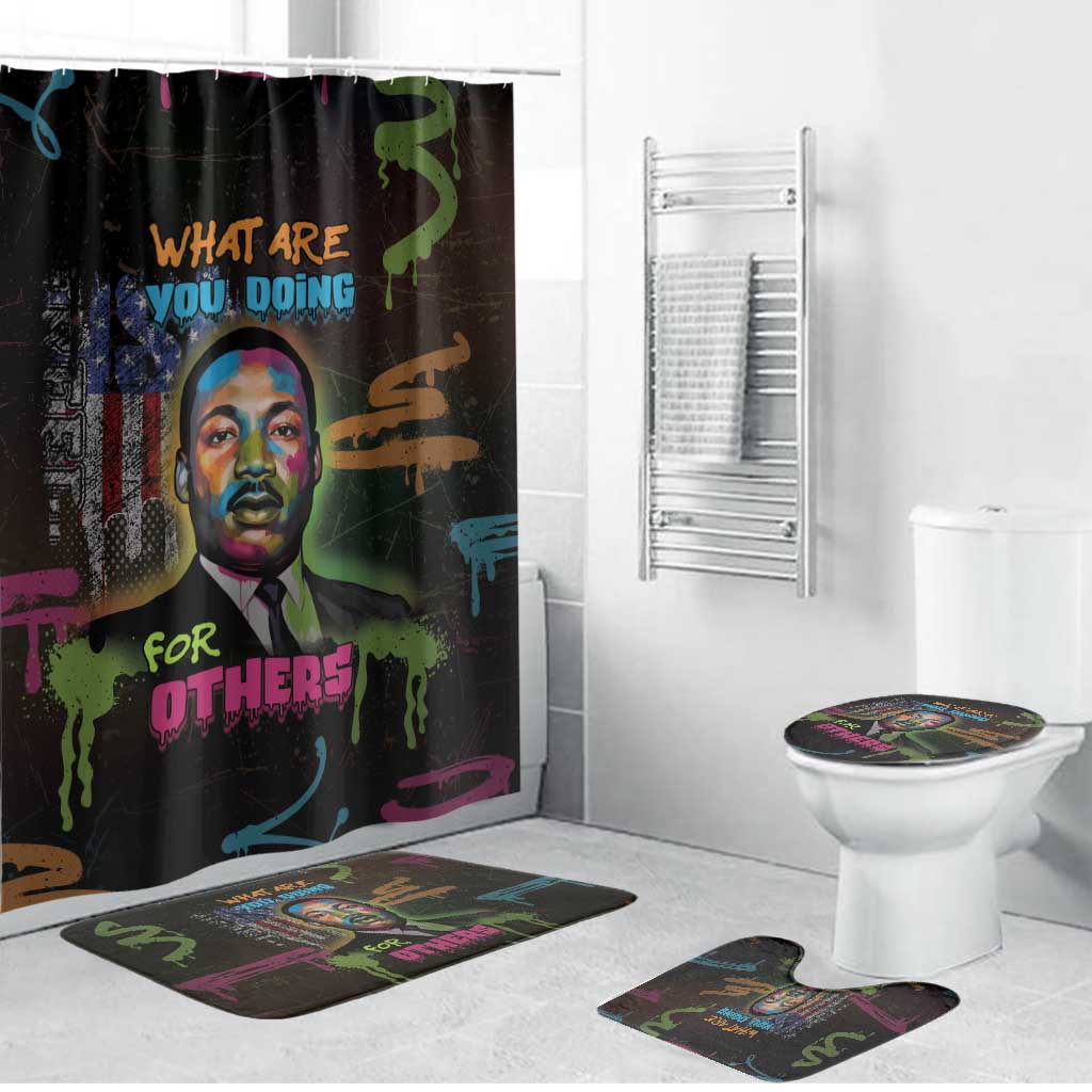 Martin Luther King Jr Day Bathroom Set What Are You Doing For Others - Wonder Print Shop
